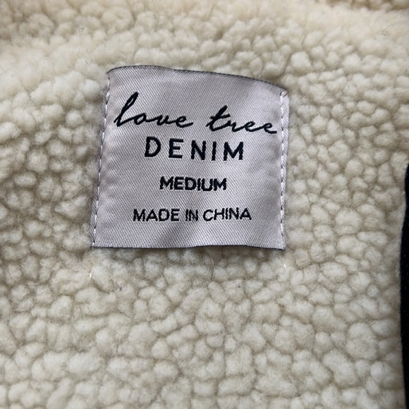 Love Tree Denim and Fleece Jacket - Picture 5 of 6
